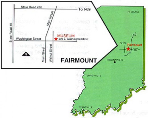 Fairmount Historical Museum building exterior on Washington Street