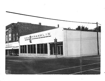 Fairmount Indiana downtown or civic historic photograph