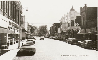 Fairmount Indiana historic photograph from museum files