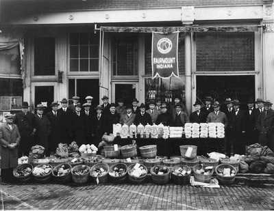Fairmount Indiana heritage scene, historic photo