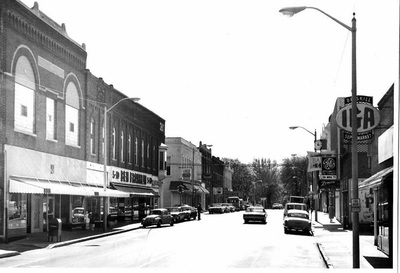 Early Fairmount street or landmark archive photograph