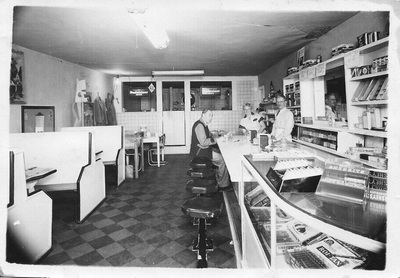 Historic Fairmount Indiana photograph in museum gallery